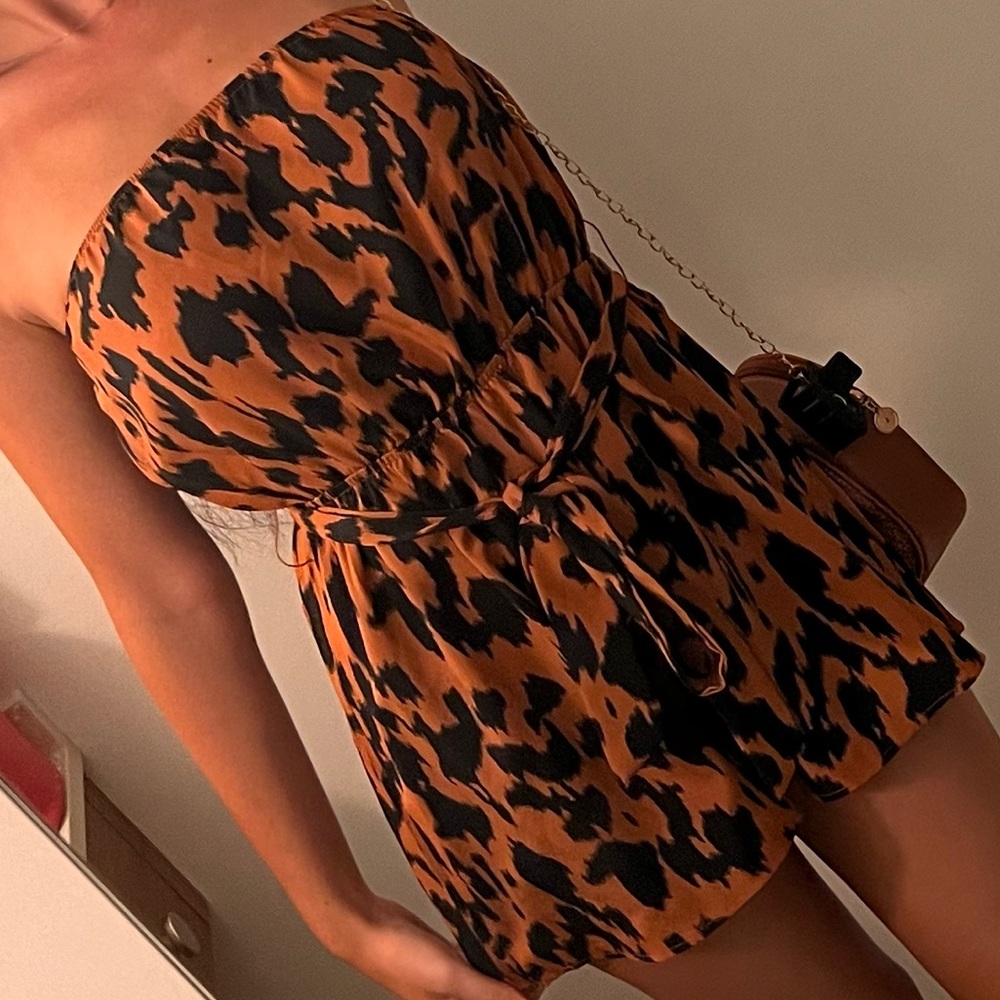Leopard romper